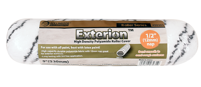 9" THE BOXER™ High Density Polyamide Roller Cover - ½" nap