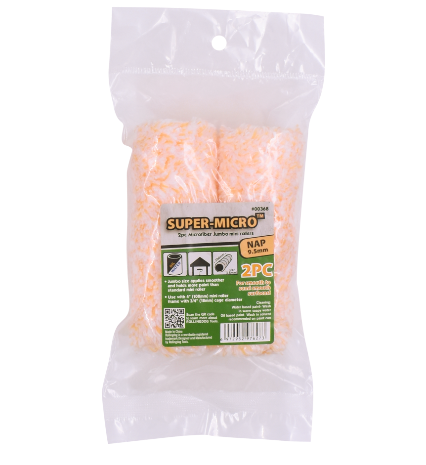 SUPER-MICRO™ Microfiber Jumbo mini roller Covers