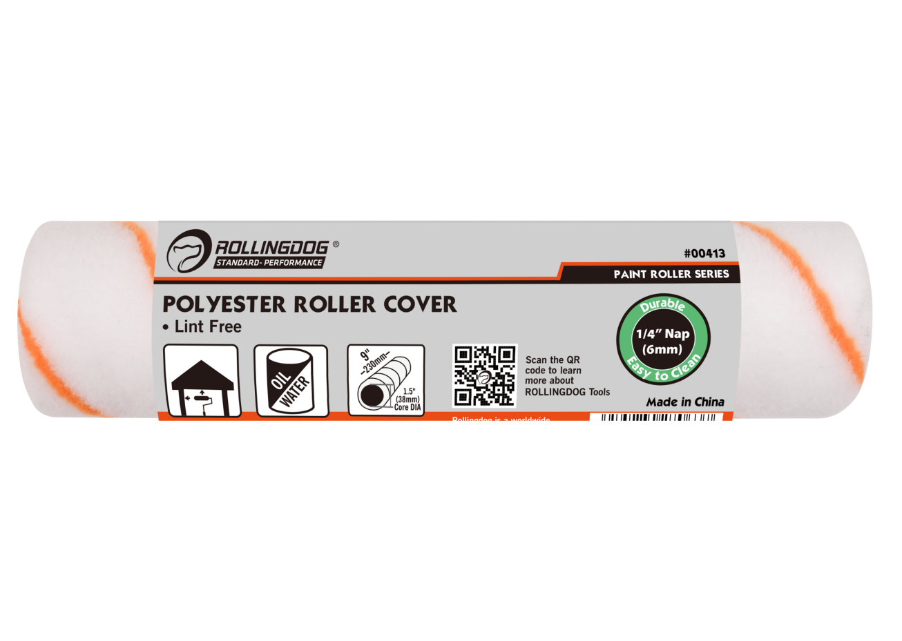9" Polyester Roller Cover