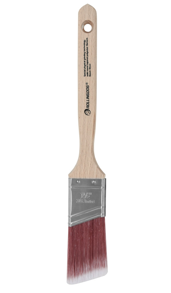 1.5" Machine Roughed Angular Paint Brush