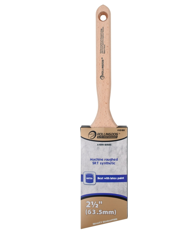 2.5" Machine Roughed Angular Paint Brush