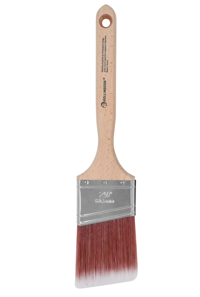 2.5" Machine Roughed Angular Paint Brush