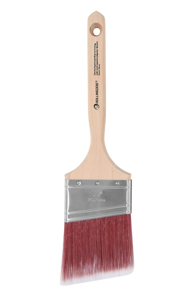 3" Machine Roughed Angular Paint Brush