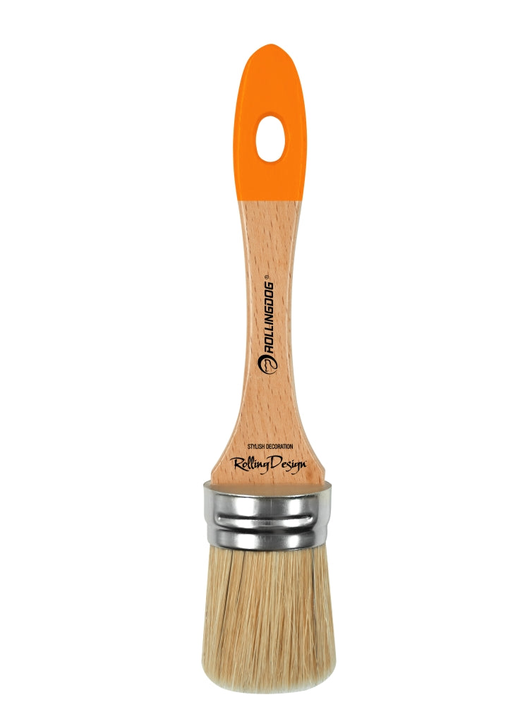 Rolling Design™ 1.5" (40mm) Oval Chalk Paint Brush