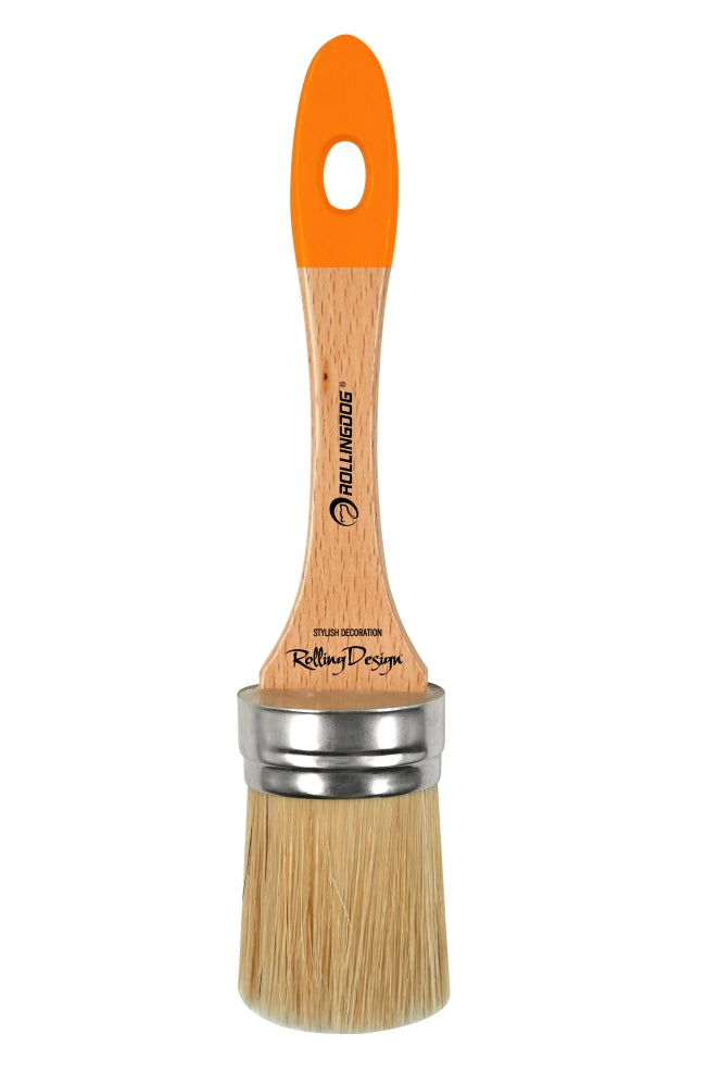 Rolling Design™ 1.7" (45mm) Oval Chalk Paint Brush
