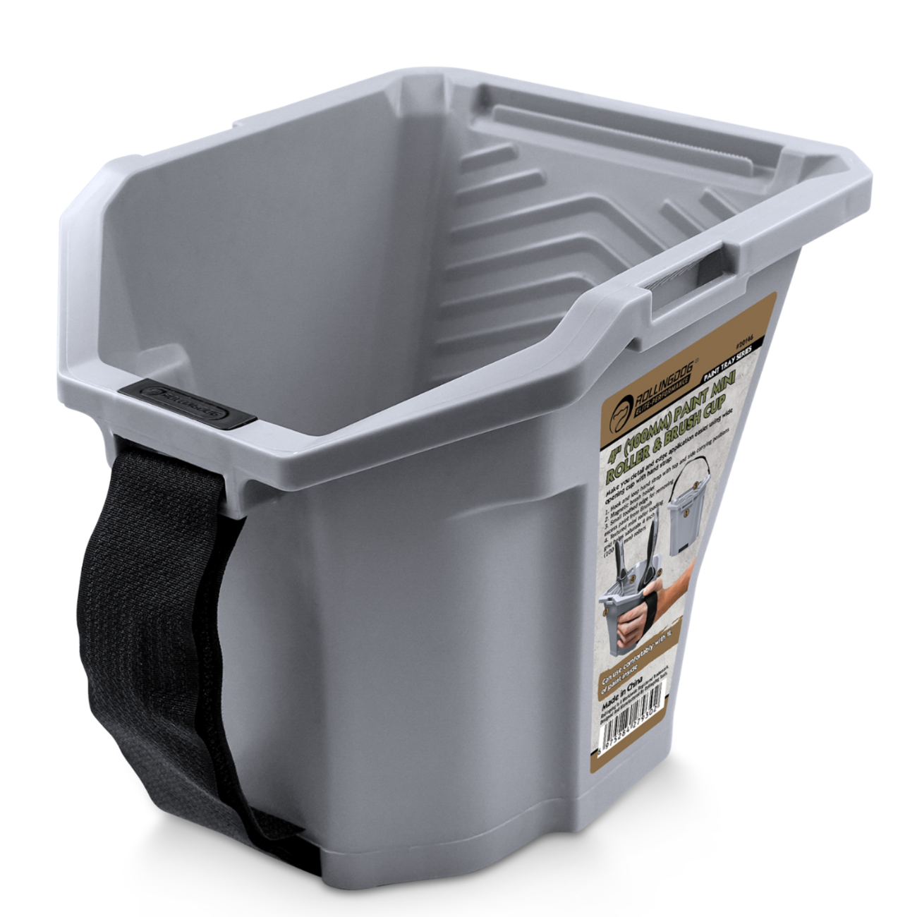 4" (100Mm) Paint Mini Roller & Brush Cup