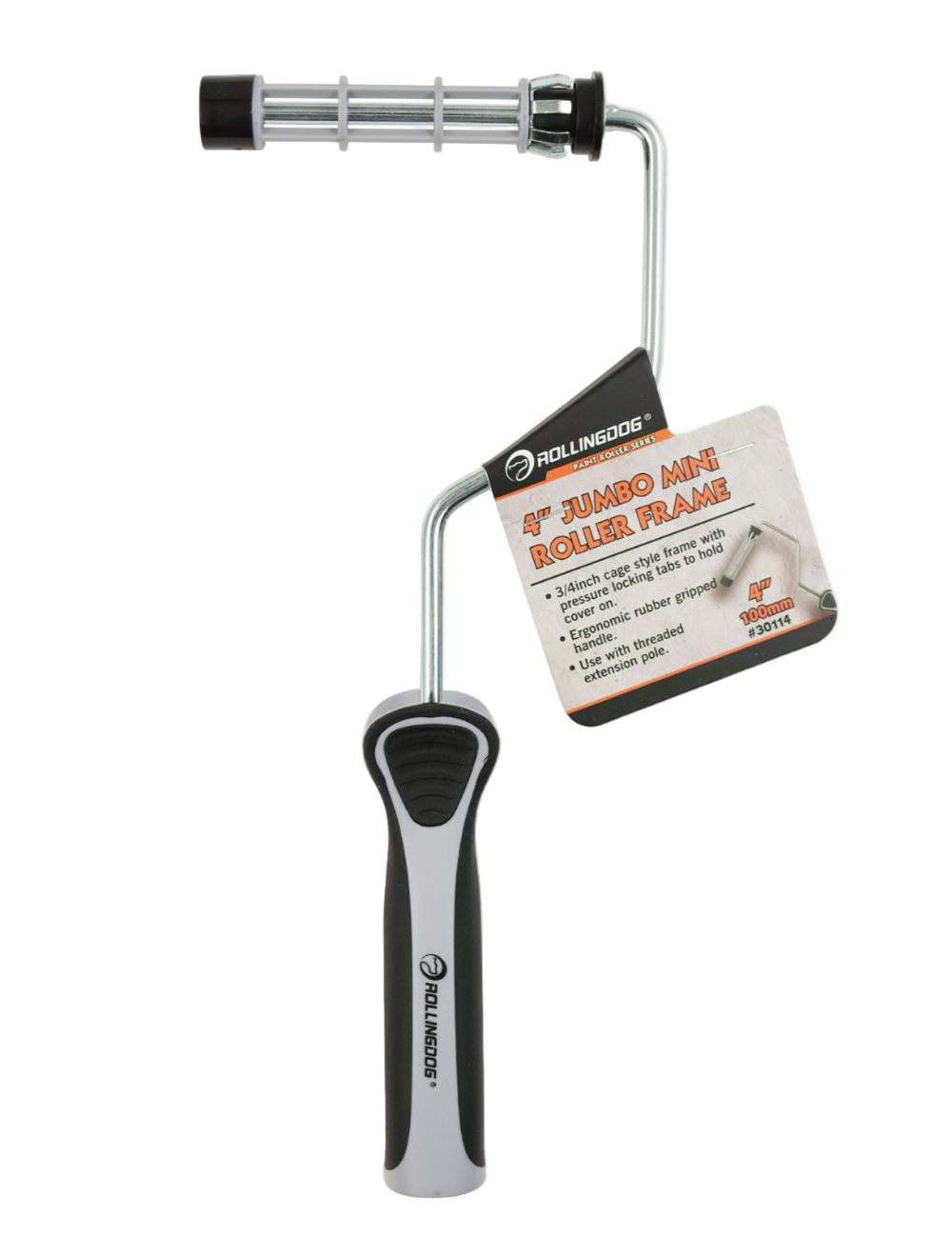 30114-4-inch jumbo mini roller frame with ergonomic grip
