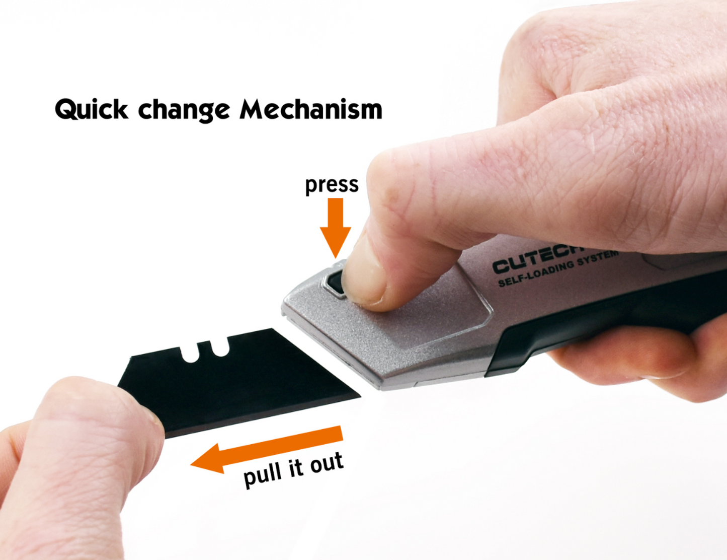 Cutech™ Blade Self-Loaded Utility Knife