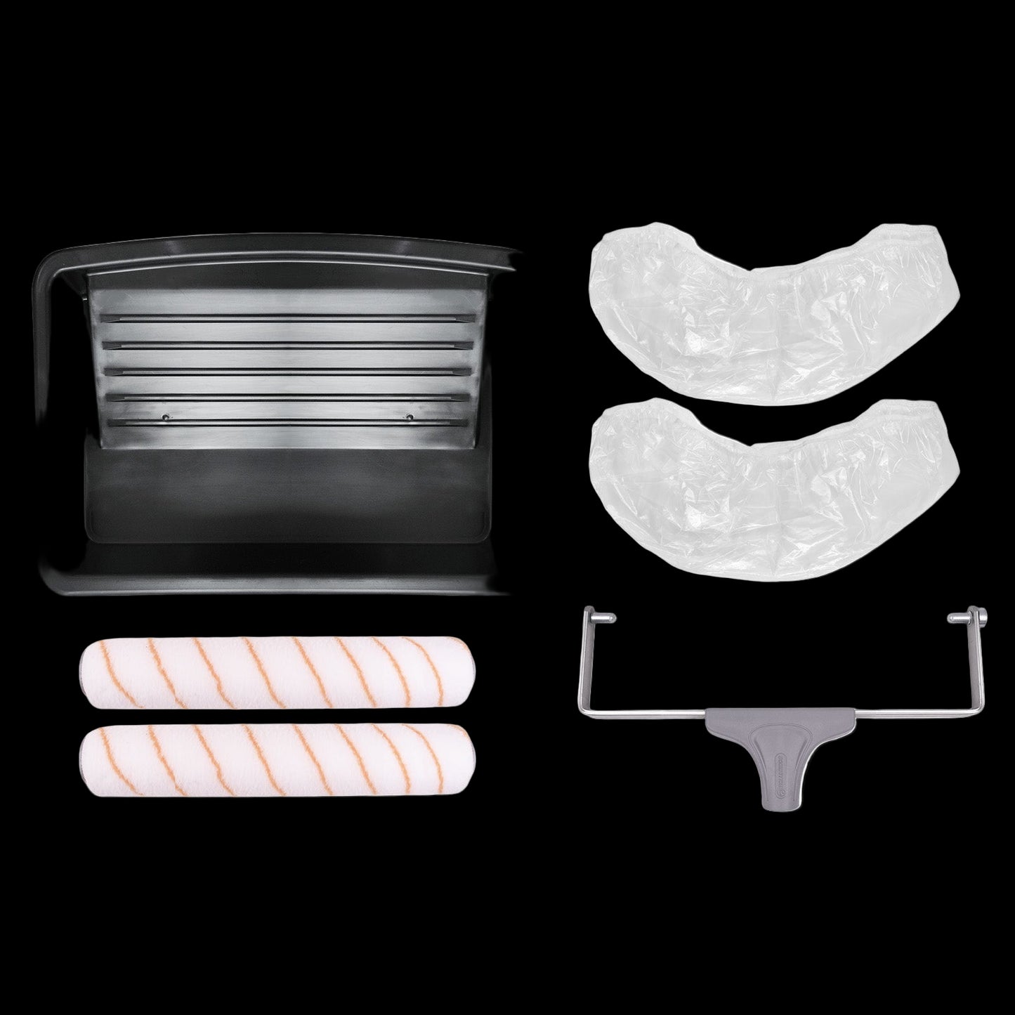 70003-PC 12-inch Paint Roller Set with frame, tray, and covers