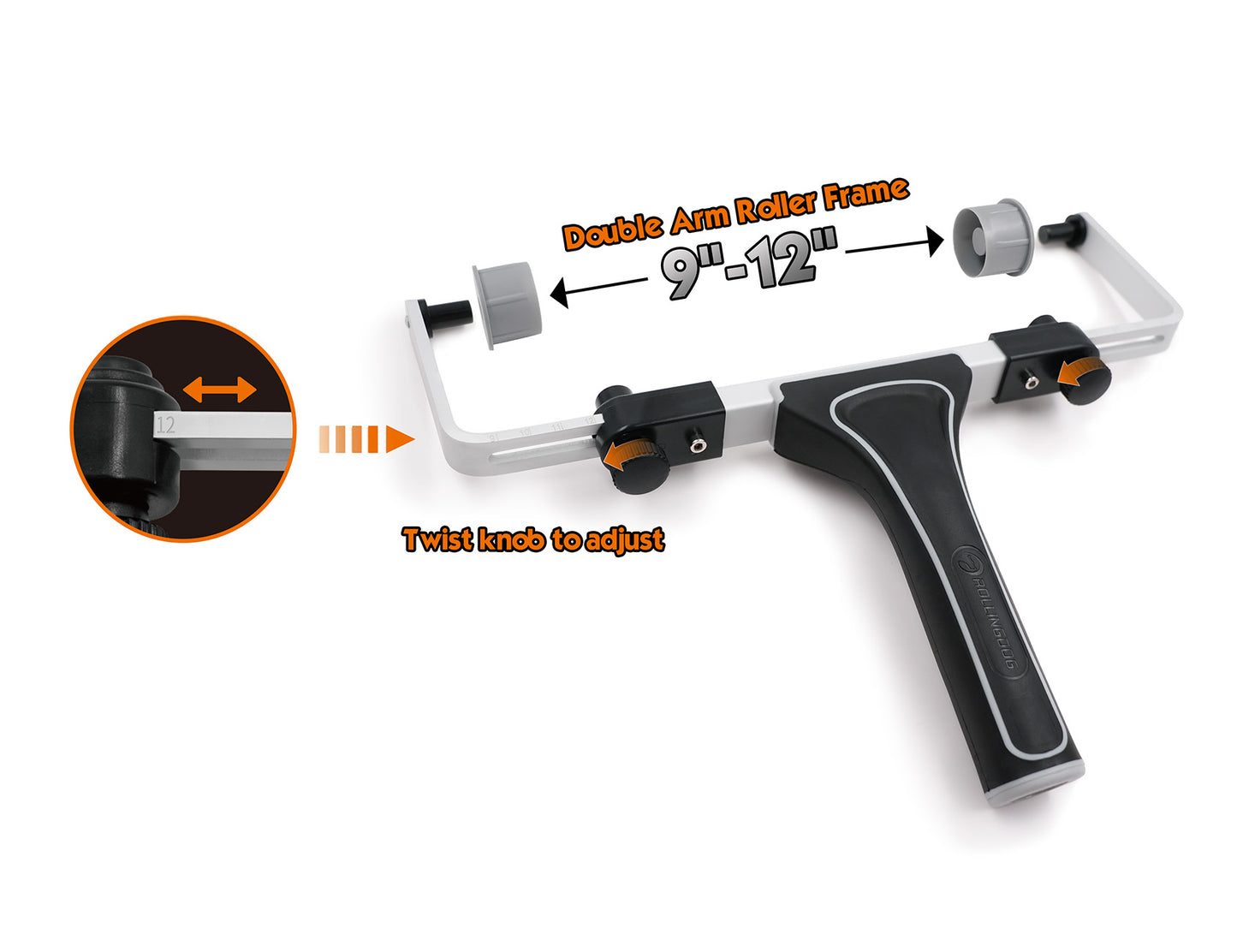 THE MOLOSSUS™ 5PC 12" Paint Roller Set