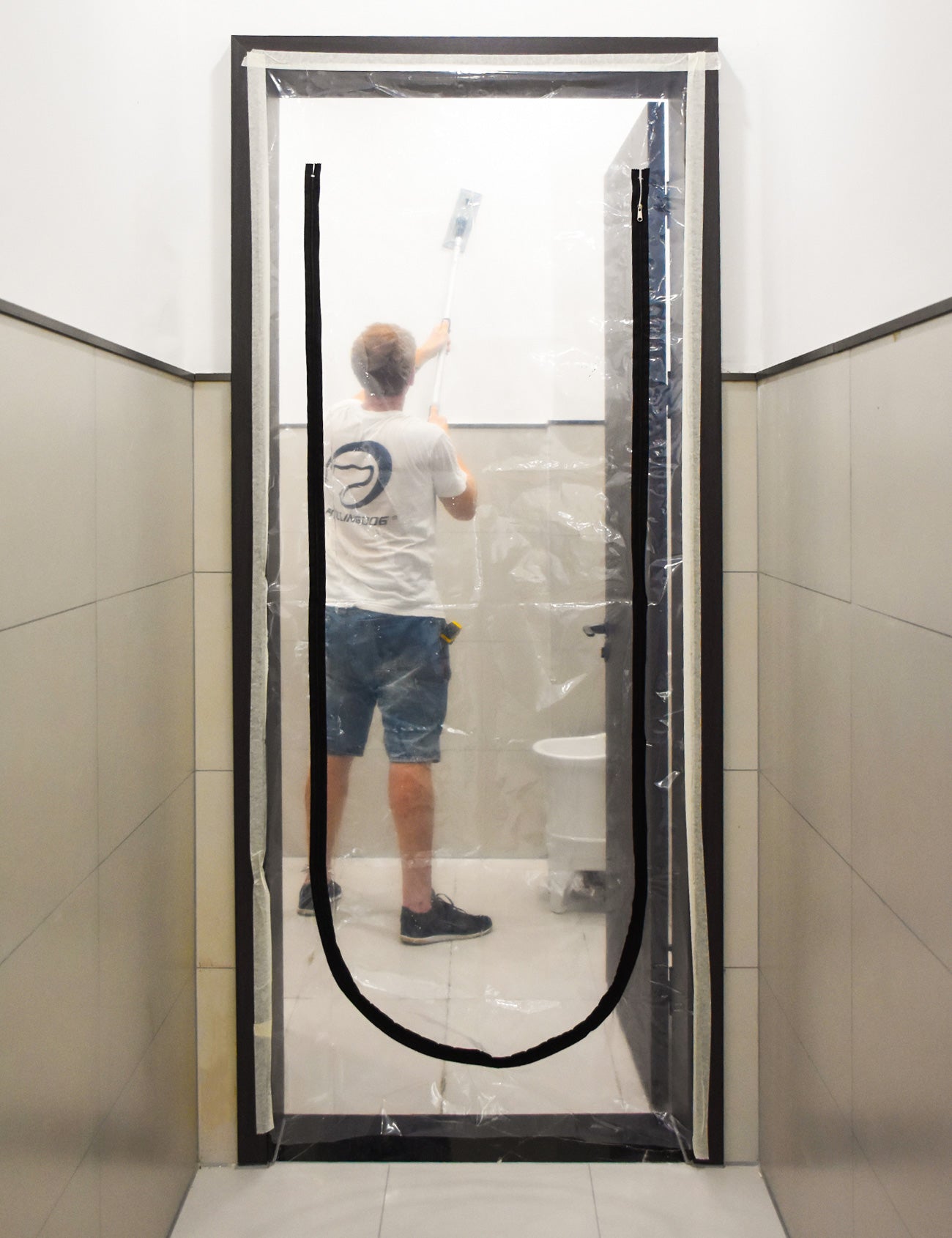 Dust Barrier Plastic Door w/ Zipper