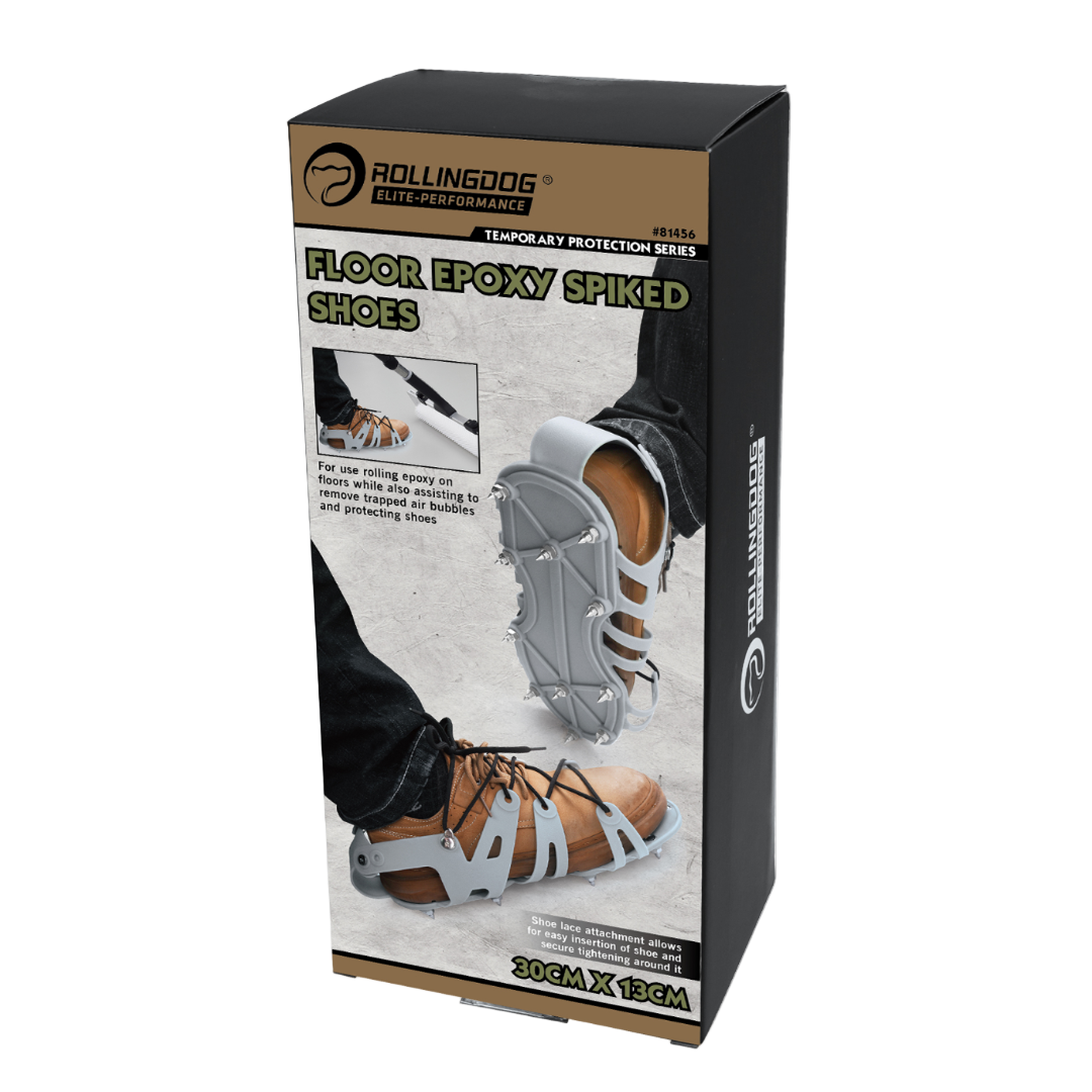 81456-Floor Epoxy Spiked Shoes Laced with 11 corrosion-resistant spikes
