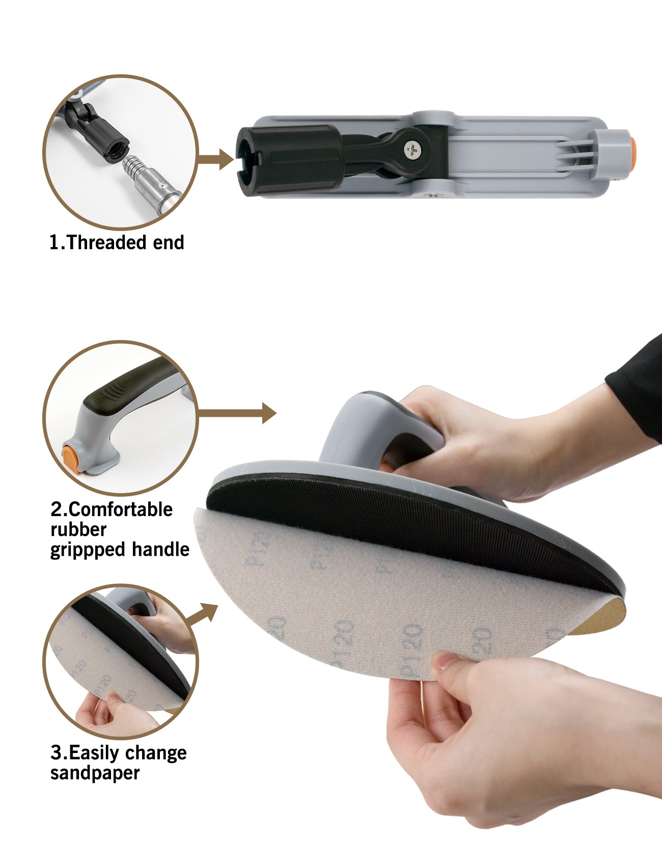 SURFEX™ 9 PC Radial Sander Set
