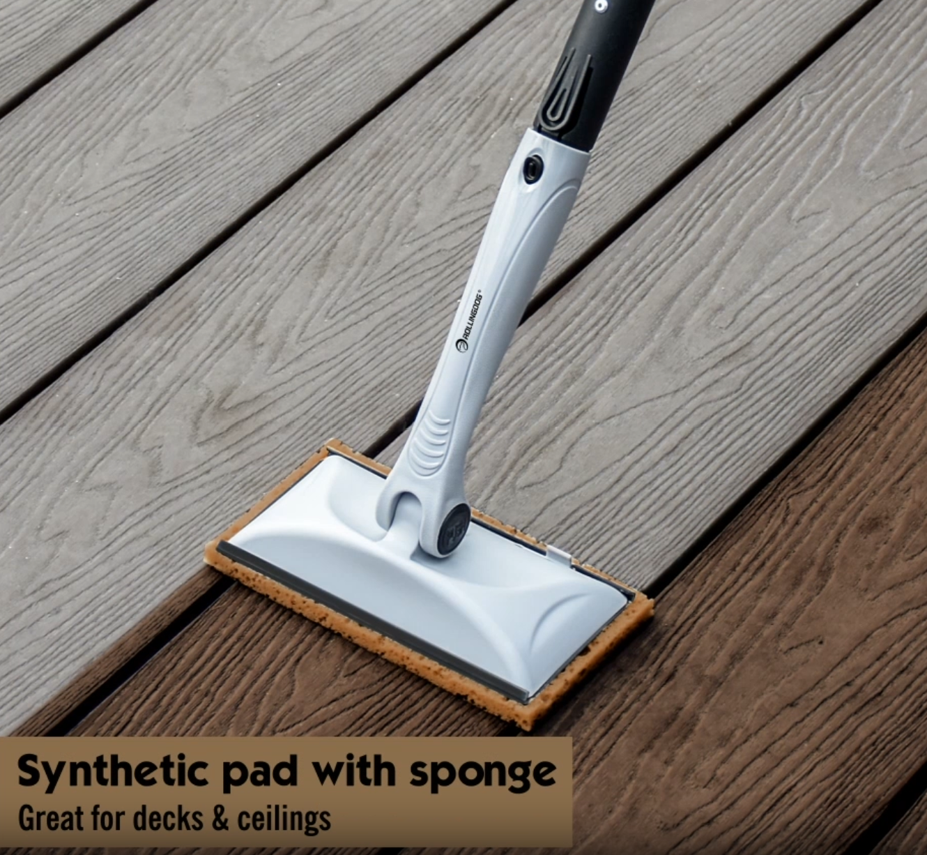 Deck stain sponge