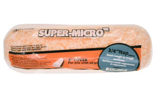 9" SUPER-MICRO™ Microfiber Roller Cover