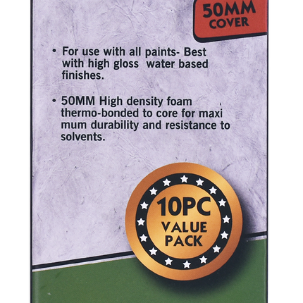 Cubiertas para rodillos de espuma de alta densidad GLOSS-KING™ de 4"