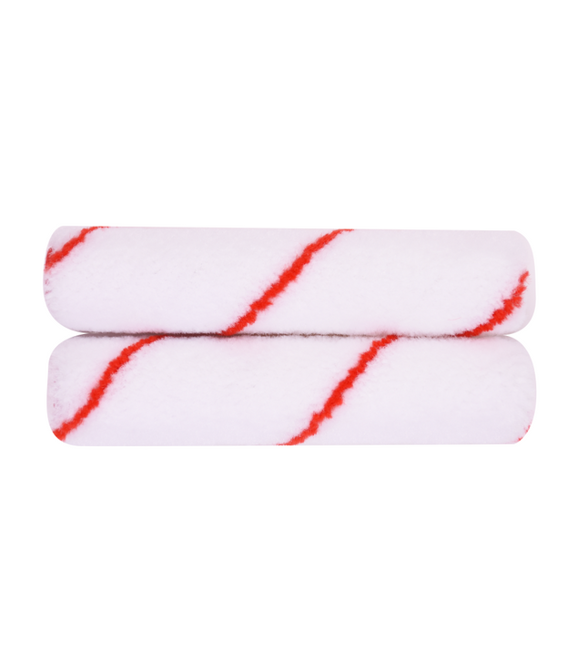 Durable lint-free polyamide mini roller covers for trim and cabinets