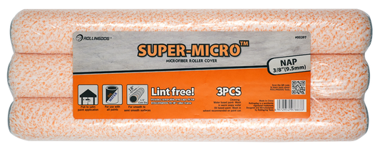 SUPER-MICRO™ Microfiber Roller Cover（3PC）