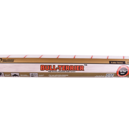 00409 18" BULL-TERRIER™ high density polyamide roller cover with 3/16" nap
