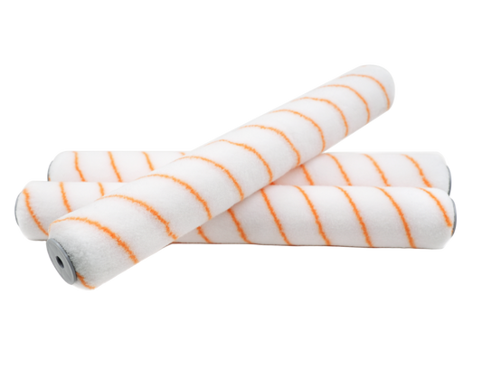 00422-Polyester Paint Roller Cover 3 pack with 18 inch length and 1/2 inch nap
