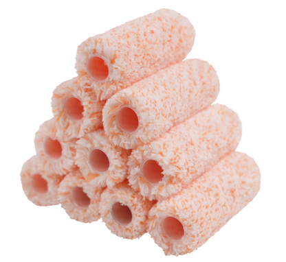 00431 4 inch  RollingDog microfiber jumbo mini roller covers 10 pack with 3/8 inch nap