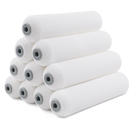 00451 6" GLOSS-KING™ high density foam mini roller covers 10 pack