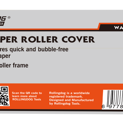 9" Wallpaper Roller Cover | PU Foam Smoothing Roller for Bubble-Free Application