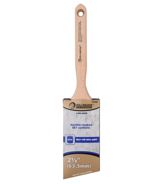 2.5" Machine Roughed Angular Paint Brush