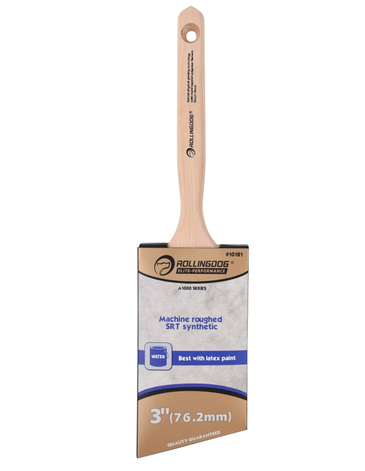 3" Machine Roughed Angular Paint Brush