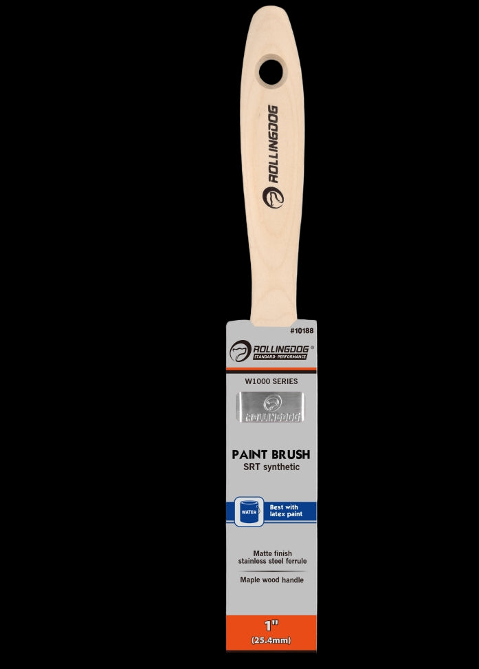 1-inch paint brush with synthetic bristles for precision painting