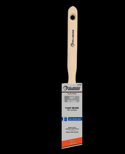 10192-1.5 inch angular paint brush with long maple wood handle1