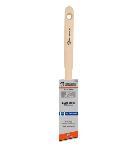 1.5" Angular Paint Brush – Long Handle SRT Synthetic Bristles