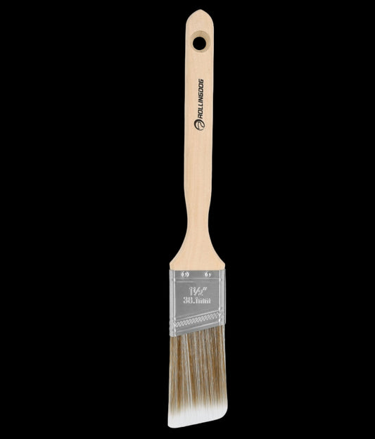 10192-Brush head showing angled bristles and precision cut-in design