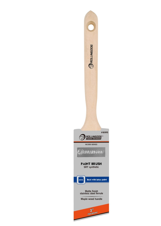 2" Angular Paint Brush - SRT Synthetic  (Long handle)