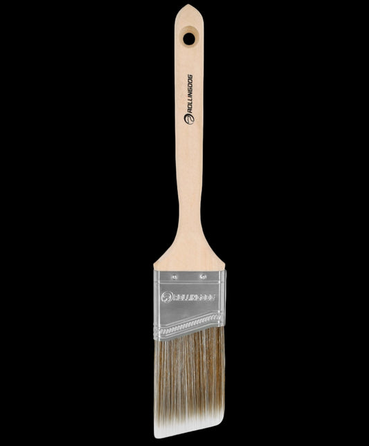 10193-2 inch angular paint brush with long maple wood handle