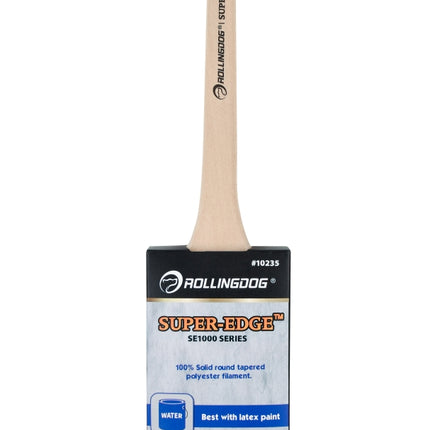 10235-2.5" SUPER-EDGE™ angular paint brush with stainless steel ferrule and polyester filaments