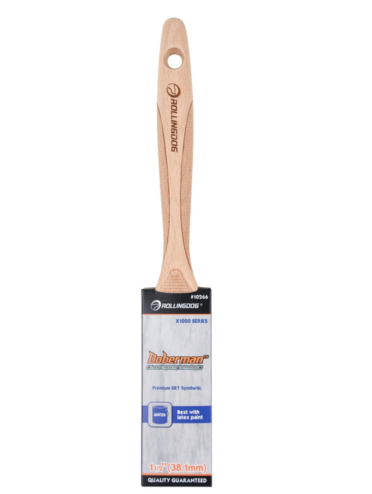 1.5" DOBERMAN™  Laser Engraved Handle Paint Brush - X1000