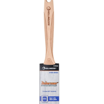10266 1.5 inch DOBERMAN Paint Brush with Laser Engraved Beechwood Handle  “ X1000 Series