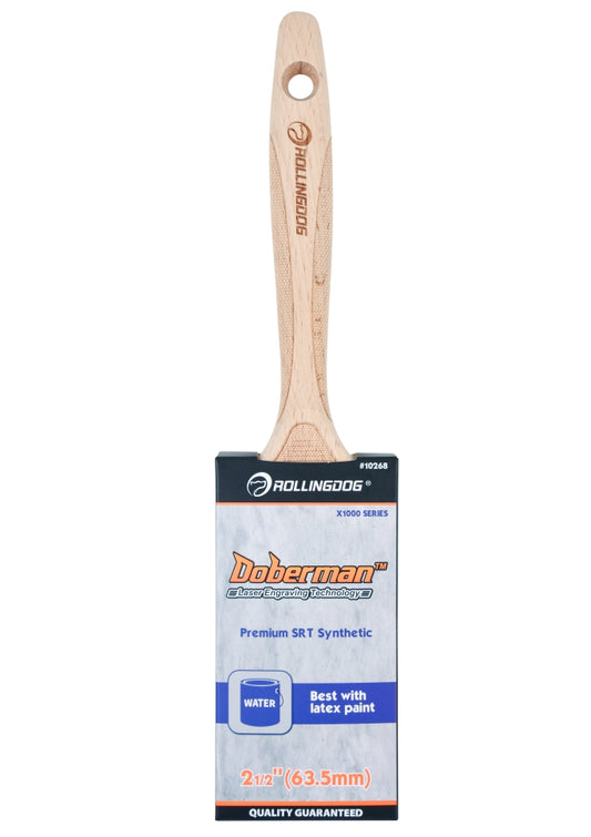 2.5" DOBERMAN™  Laser Engraved Handle Paint Brush - X1000