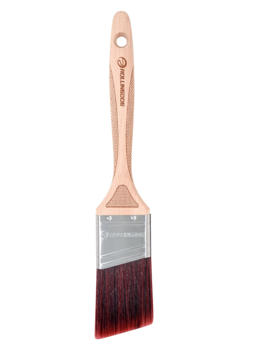 10271 2 inch DOBERMAN Angular Paint Brush with Laser Engraved Beechwood Handle