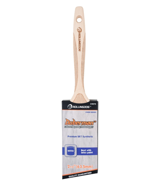2.5" DOBERMAN™  Angular Laser Engraved Handle Paint Brush - X1000