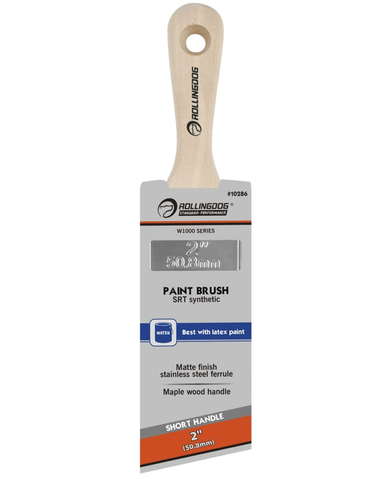 2" Angular Paint Brush - SRT Synthetic  (short handle)