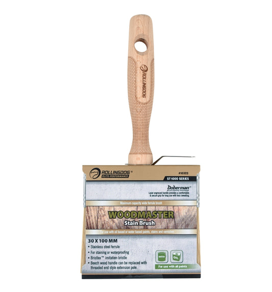 DOBERMAN™ 4" Woodmaster Stain Brush - ST1000
