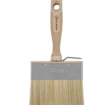 10322 Close-up of Bristlex™ bristles and durable stainless ferrule on 4-inch stain brush