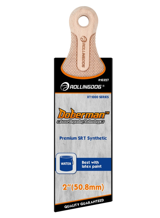 2" DOBERMAN™  Laser Engraved Handle Paint Brush - X1000