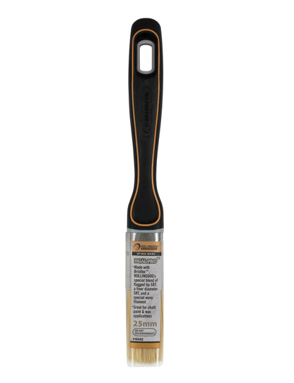 10452 1" DUAL-PRO™ paint brush with stainless steel ferrule and ergonomic rubber handle