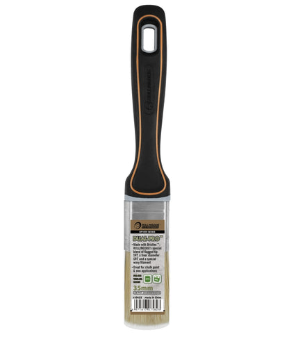 10453 1.3" DUAL-PRO™ paint brush with stainless steel ferrule and rubber handle