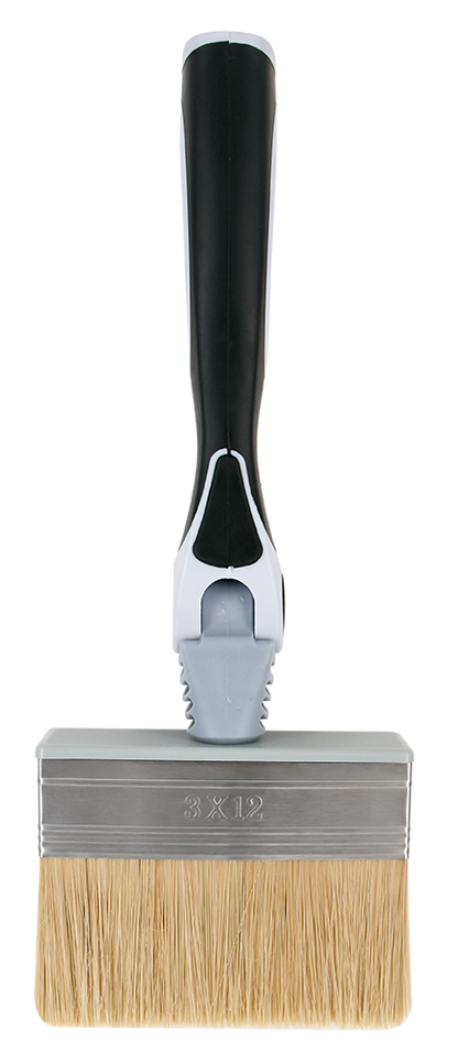 10574 Close-up of flagged tip and hollow filament blend on PRO-ANGLE™ wall brush