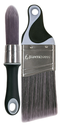 10595-DETAIL PRO™ 2PC detail brush set with angular and pointed brush heads and stainless steel ferrules