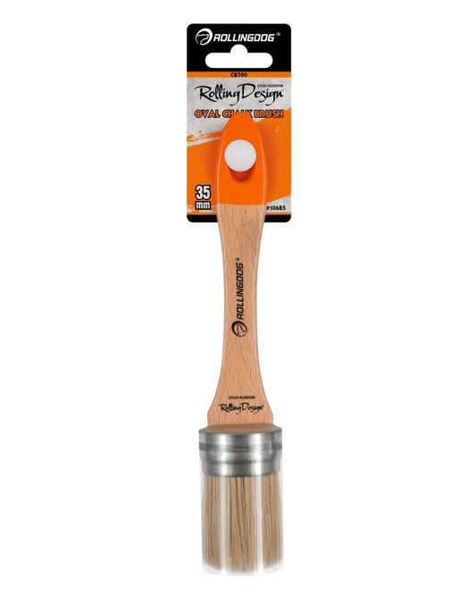 Rolling Design™ 1.3" (35mm) Oval Chalk Paint Brush